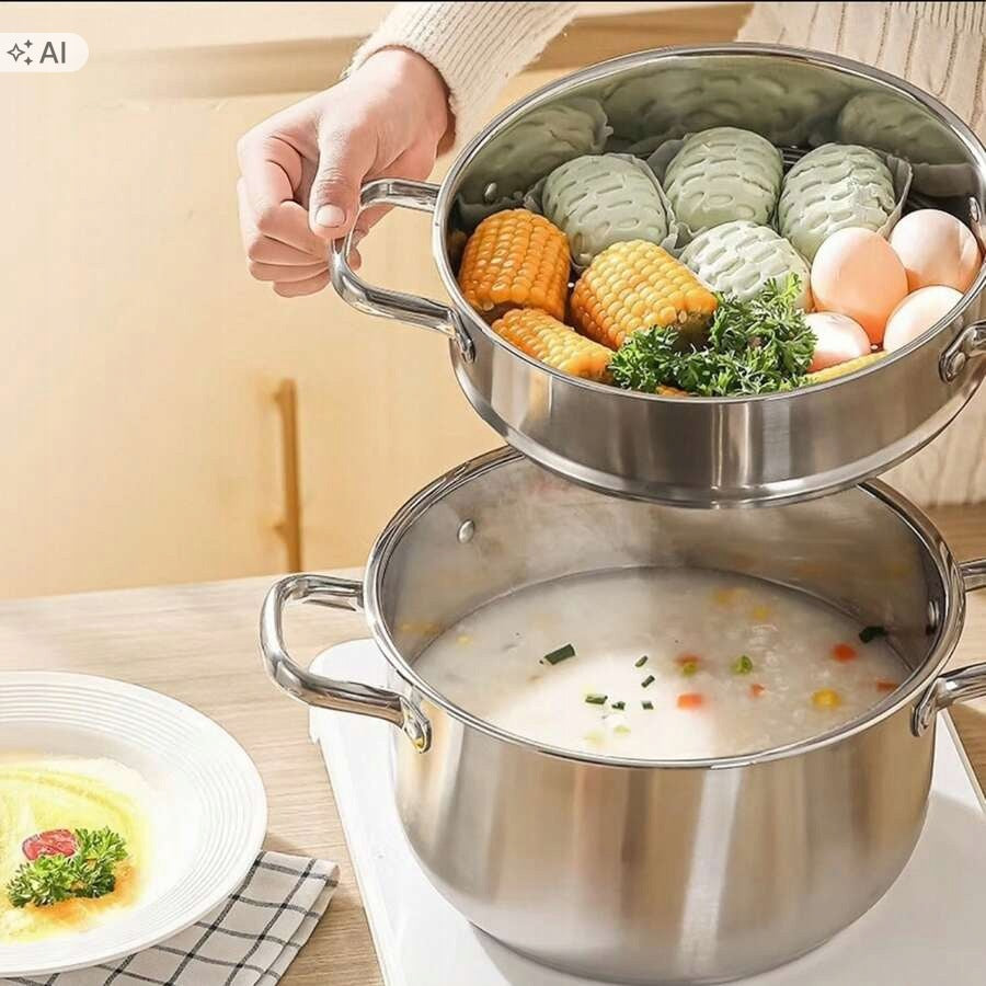 SHEIN STEAMING POT TWO-PIECE 16X24CM 1ŁA Capacity 5 l