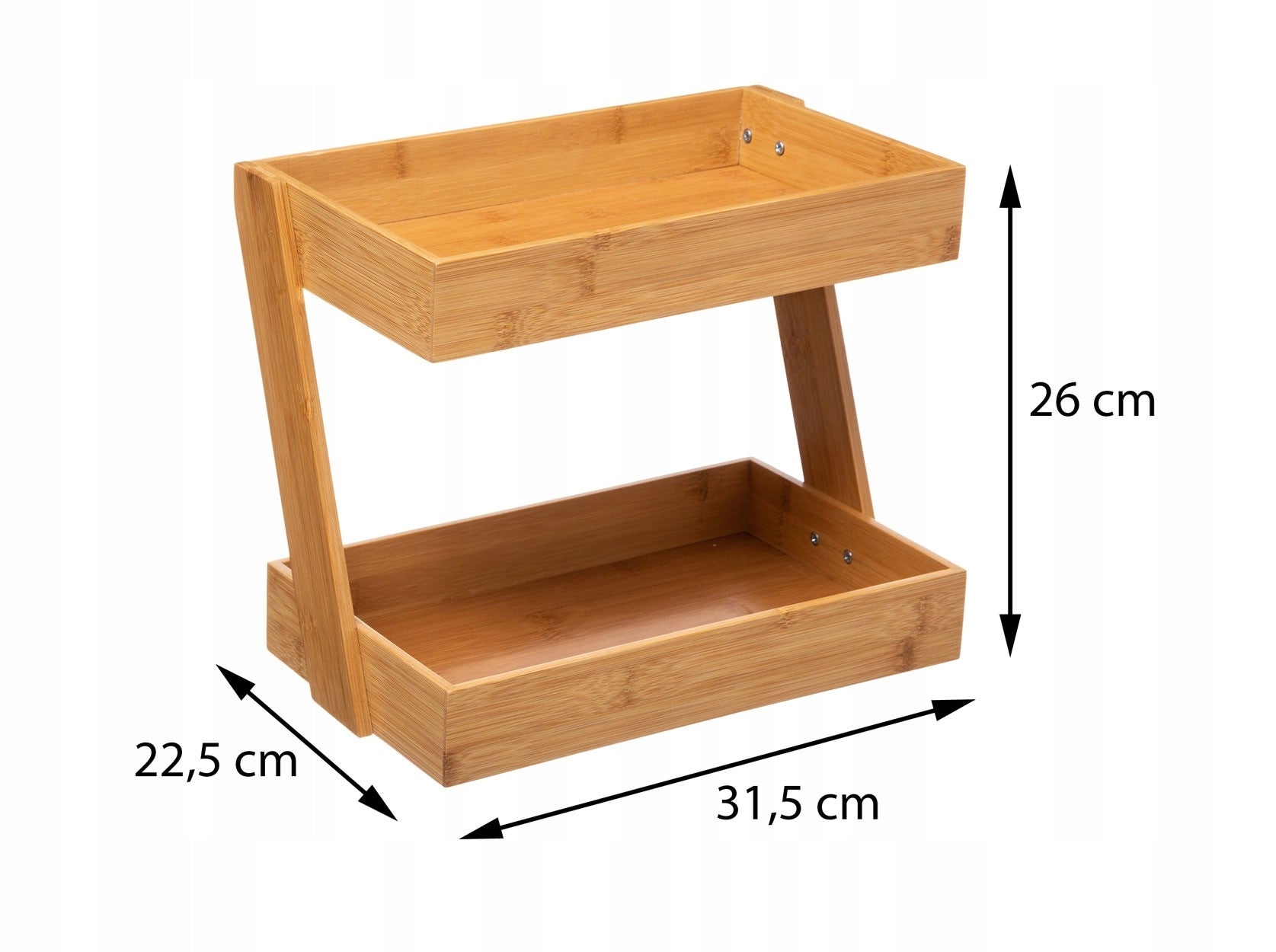 SHELF BAMBOO KITCHEN ORGANIZER FOR SPICES Manufacturer code 169186
