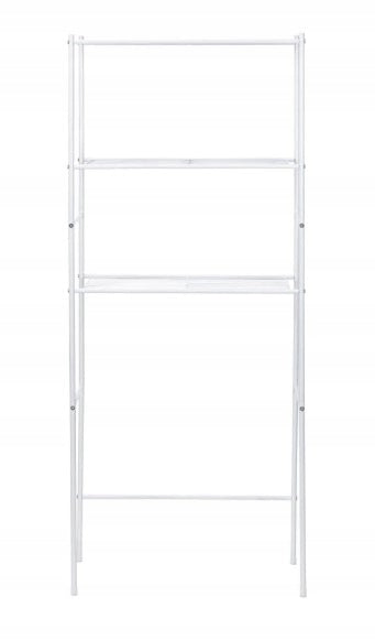 SHELF BOOKCASE OVER WASHING MACHINE BATHROOM DRYER WHITE METAL 162x66x30 Manufacturer code 459479