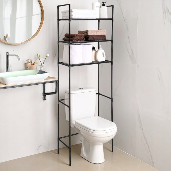 SHELF OVER TOILET BATHROOM RACK ORGANIZER TOILET METAL 3 LEVELS Manufacturer code CZRW250520
