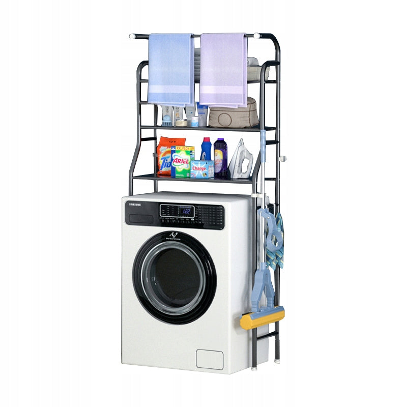 SHELF OVER WASHING MACHINE RACK FOR BATHROOM LAUNDRY ROOM BATHROOM CABINET BLACK Manufacturer code 636066