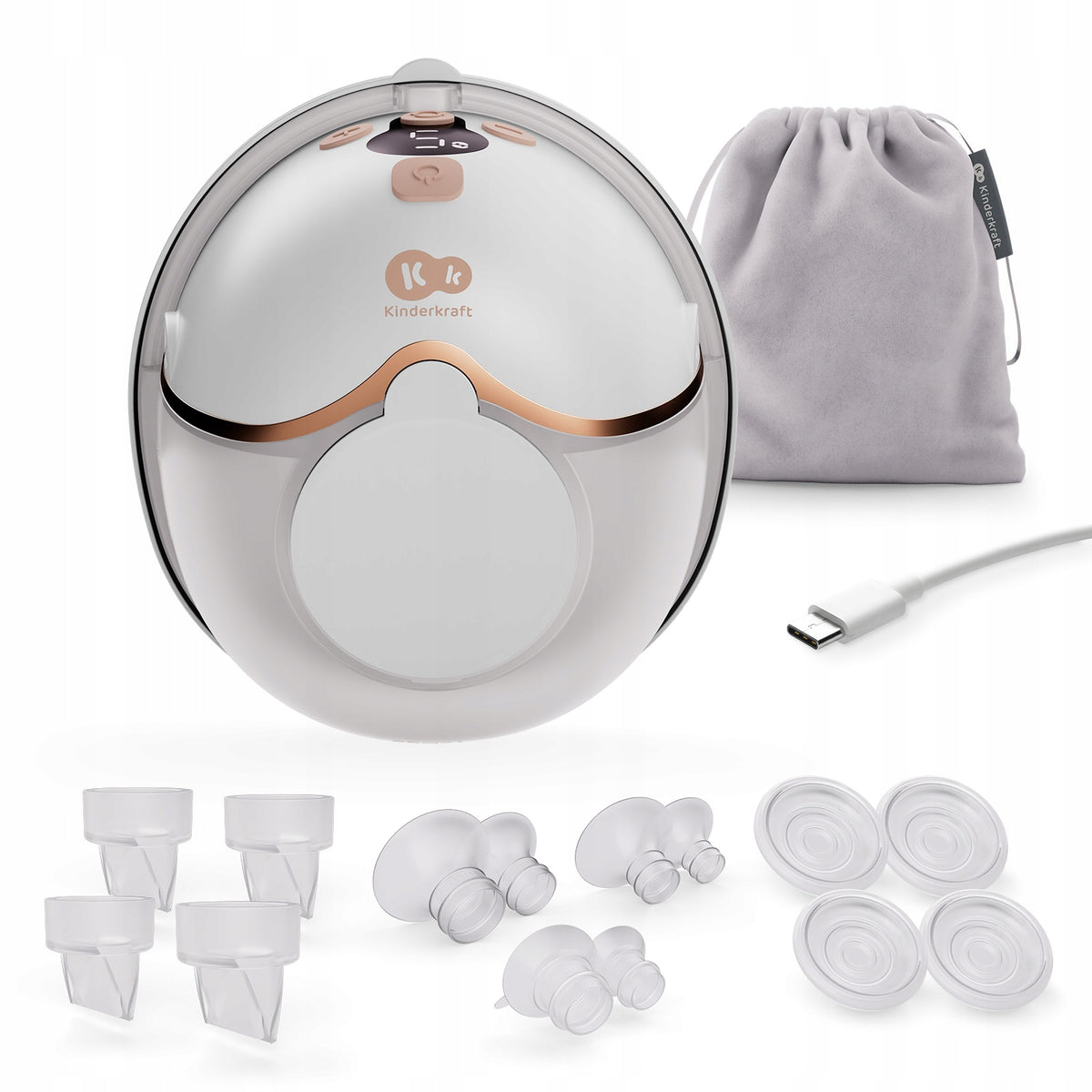 SHELL BREAST PUMP WIRELESS ELECTRIC MAMAFLOW KINDERKRAFT HANDS-FREE