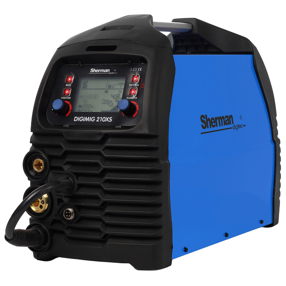 SHERMAN DIGIMIG 210XS WELDER - Semi-automatic MIG/MAG, MMA, TIG Lift Synergy Model DIGIMIG 210 XS