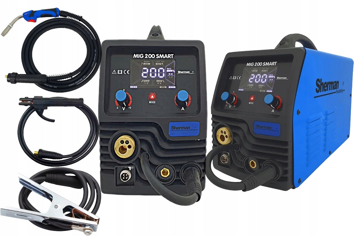 SHERMAN MIG 200 SMART 200A MMA TIG LIFT 3IN1 WELDING MACHINE