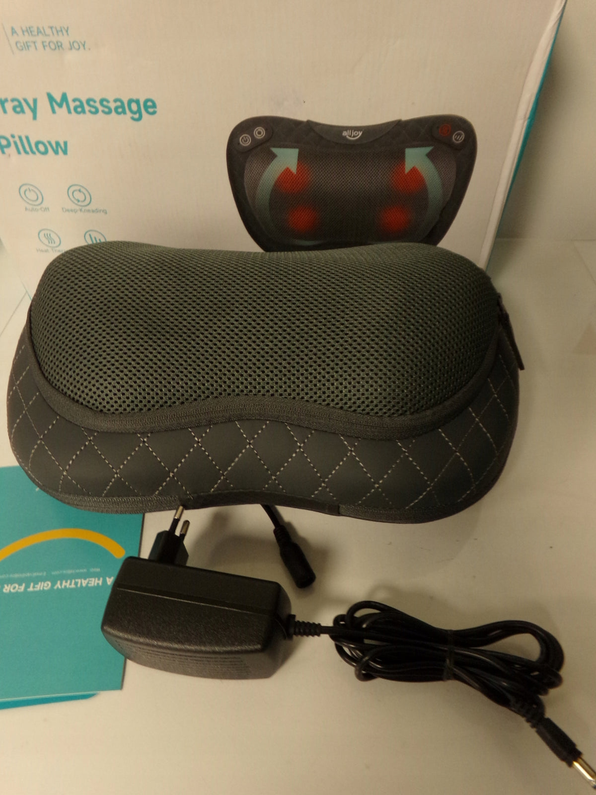 SHIATSU BACK NECK MASSAGER WITH HEATING FUNCTION Color black
