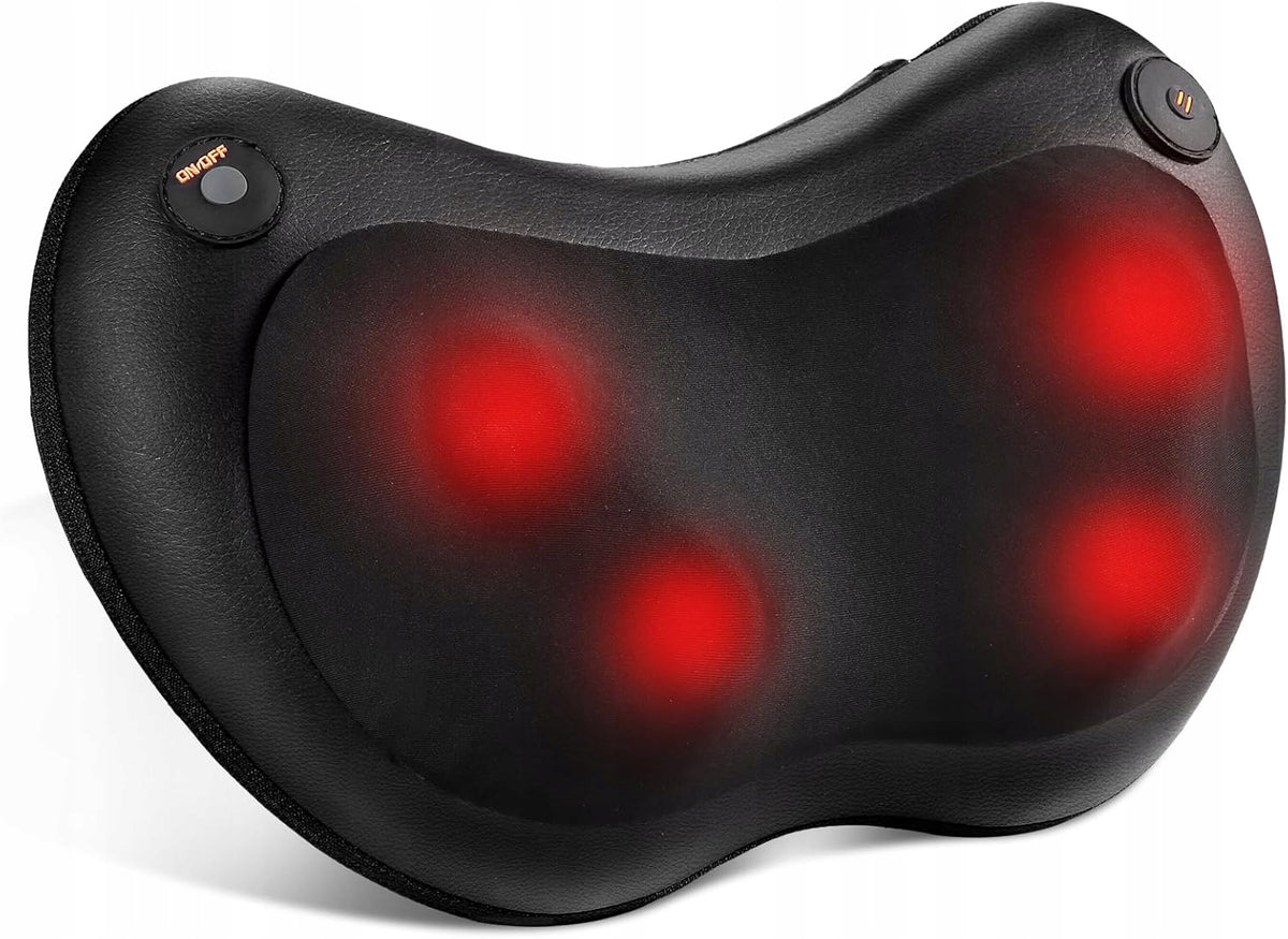 SHIATSU MASSAGING PILLOW WARMING MP01 RELIEVES PAIN AUTO