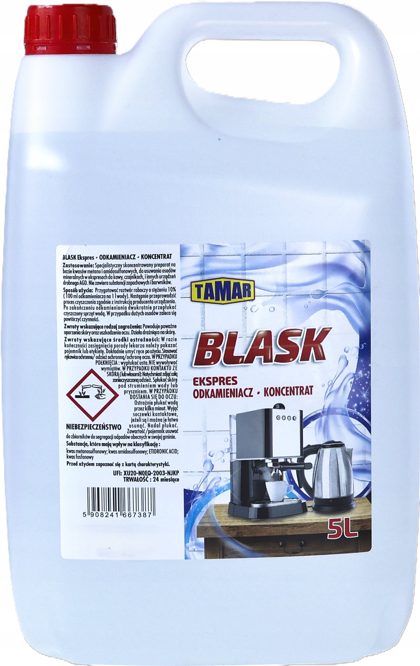 SHINE EXPRES Descaler for coffee machines, kettles, concentrate 5L
