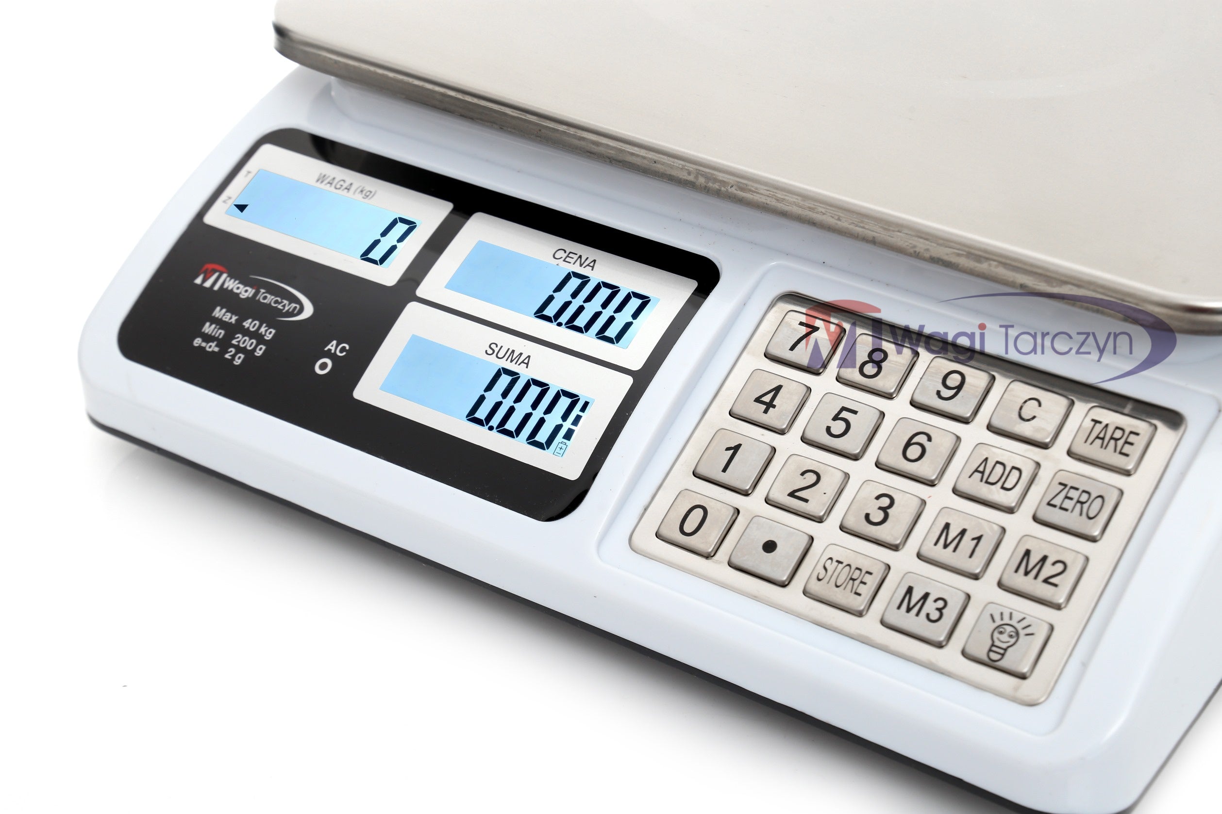 SHOP SCALE 40KG/2g ELECTRONIC KITCHEN CATERING STORAGE + Manufacturer code WT-1010