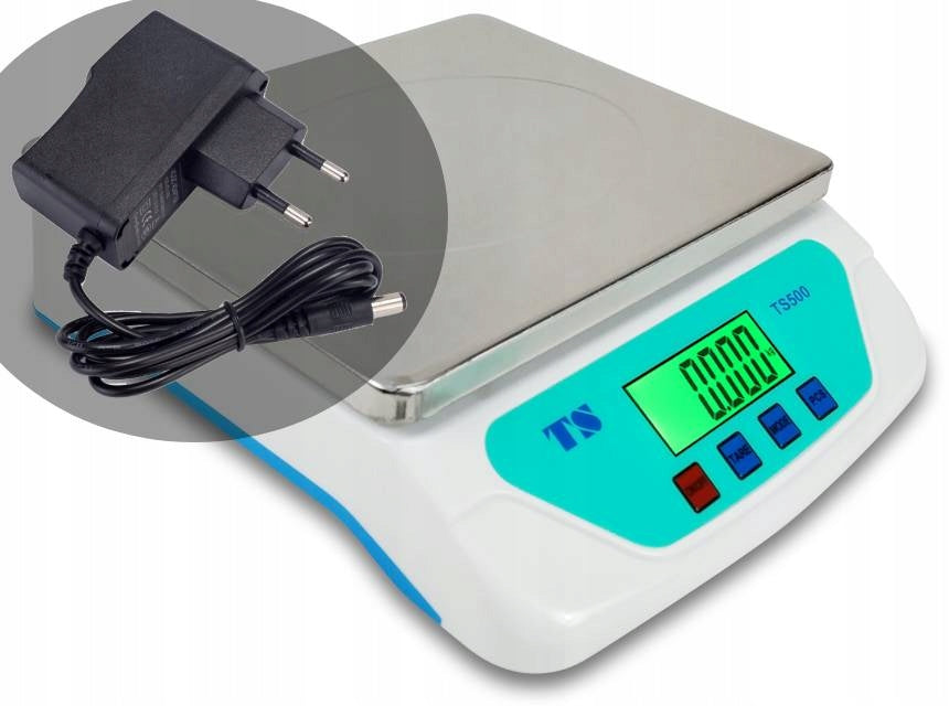 SHOP SCALE COUNTING pieces 30kg 1g + KITCHEN GASTRONOMIC POWER SUPPLY