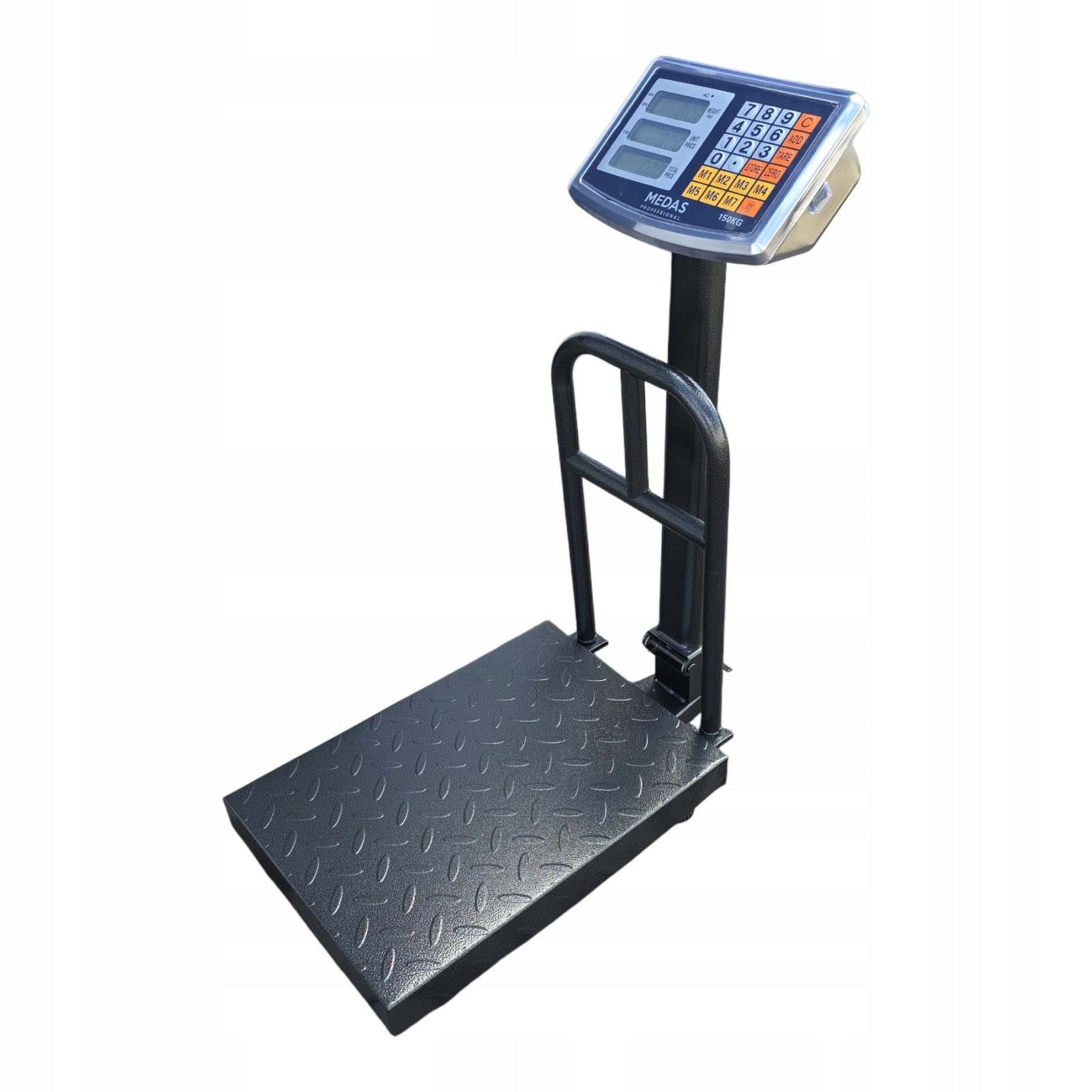 SHOP SCALE ELECTRONIC CALCULATION LCD 150kg BATTERY Power supply mains