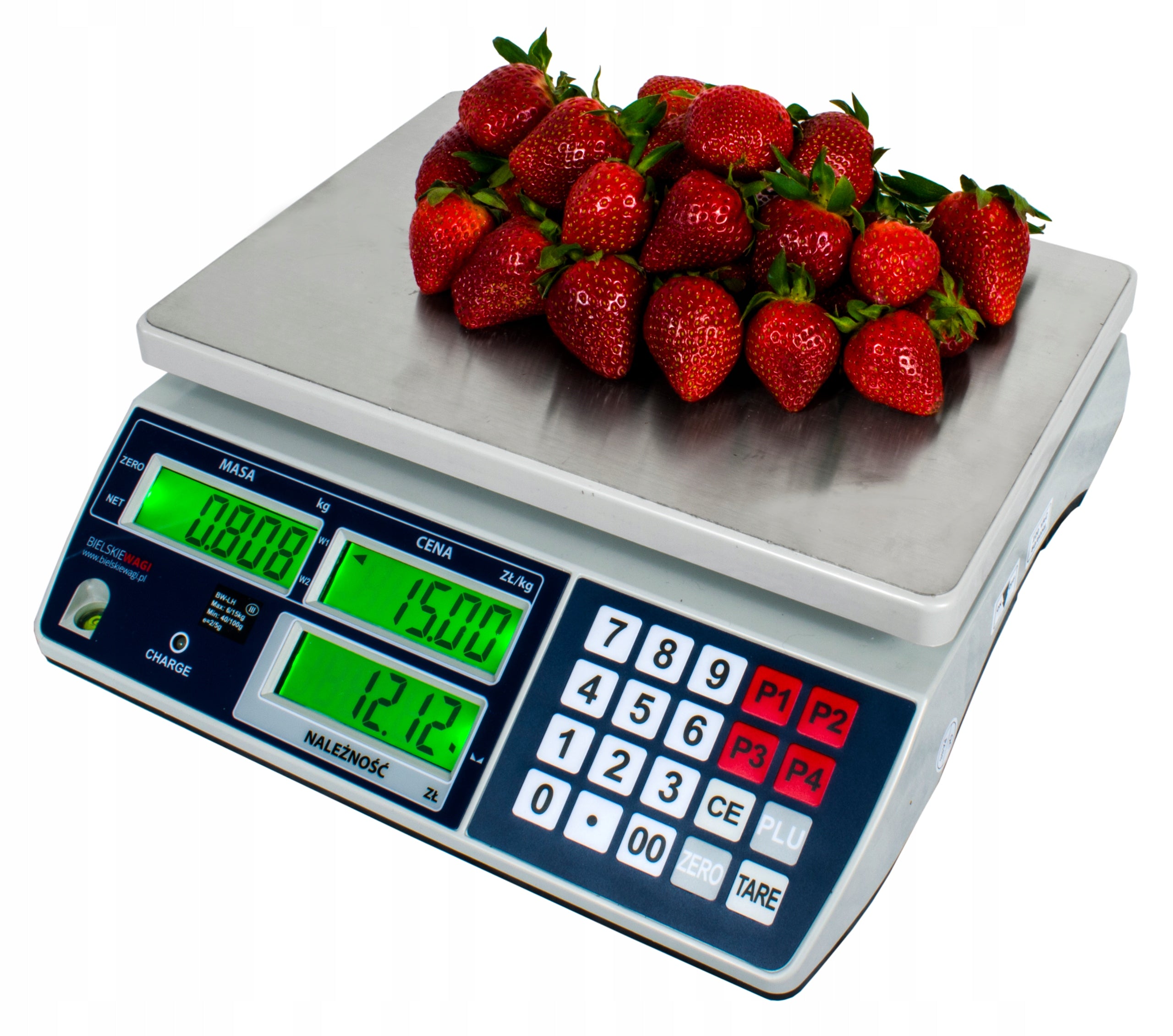 SHOP SCALE WITH ELECTRONIC LEGALIZATION 30KG/5g CALCULATION BIELSKIE WAGI Brand Bielskie Wagi