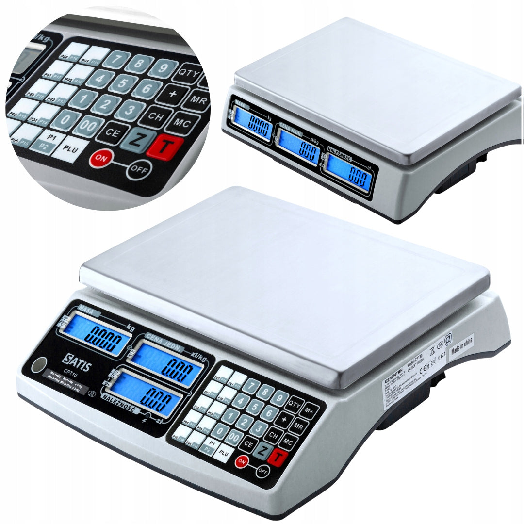 SHOP SCALE WITH LEGALIZATION COUNTING THE PRICE UP TO 15KG RS ELECTRONIC DIGITAL