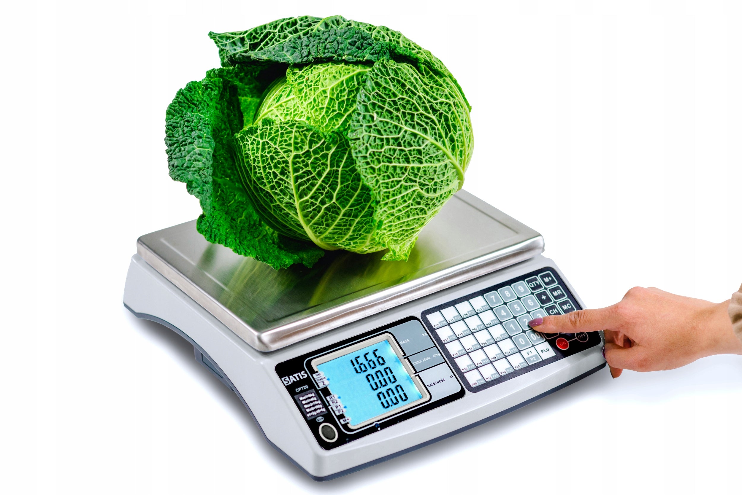 SHOP SCALE WITH LEGALIZATION COUNTING THE PRICE UP TO 30KG ELECTRONIC DIGITAL Additional information auto-off option tare function LCD display back light Polish subtitles built-in battery