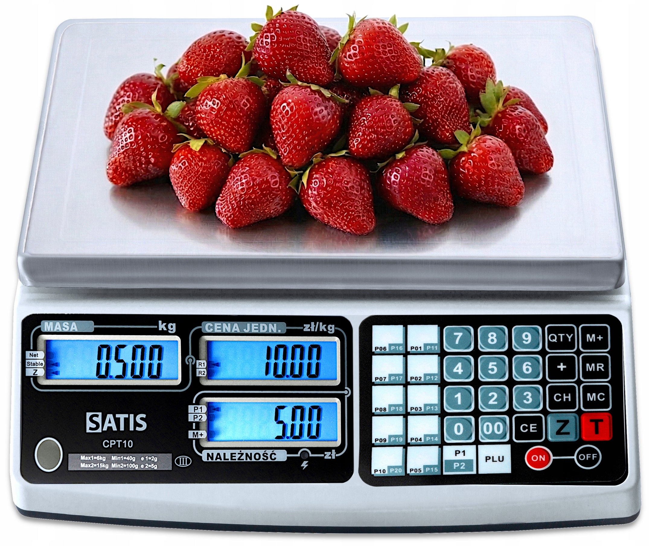 SHOP SCALE WITH LEGALIZATION COUNTING THE PRICE UP TO 30KG ELECTRONIC SATIS