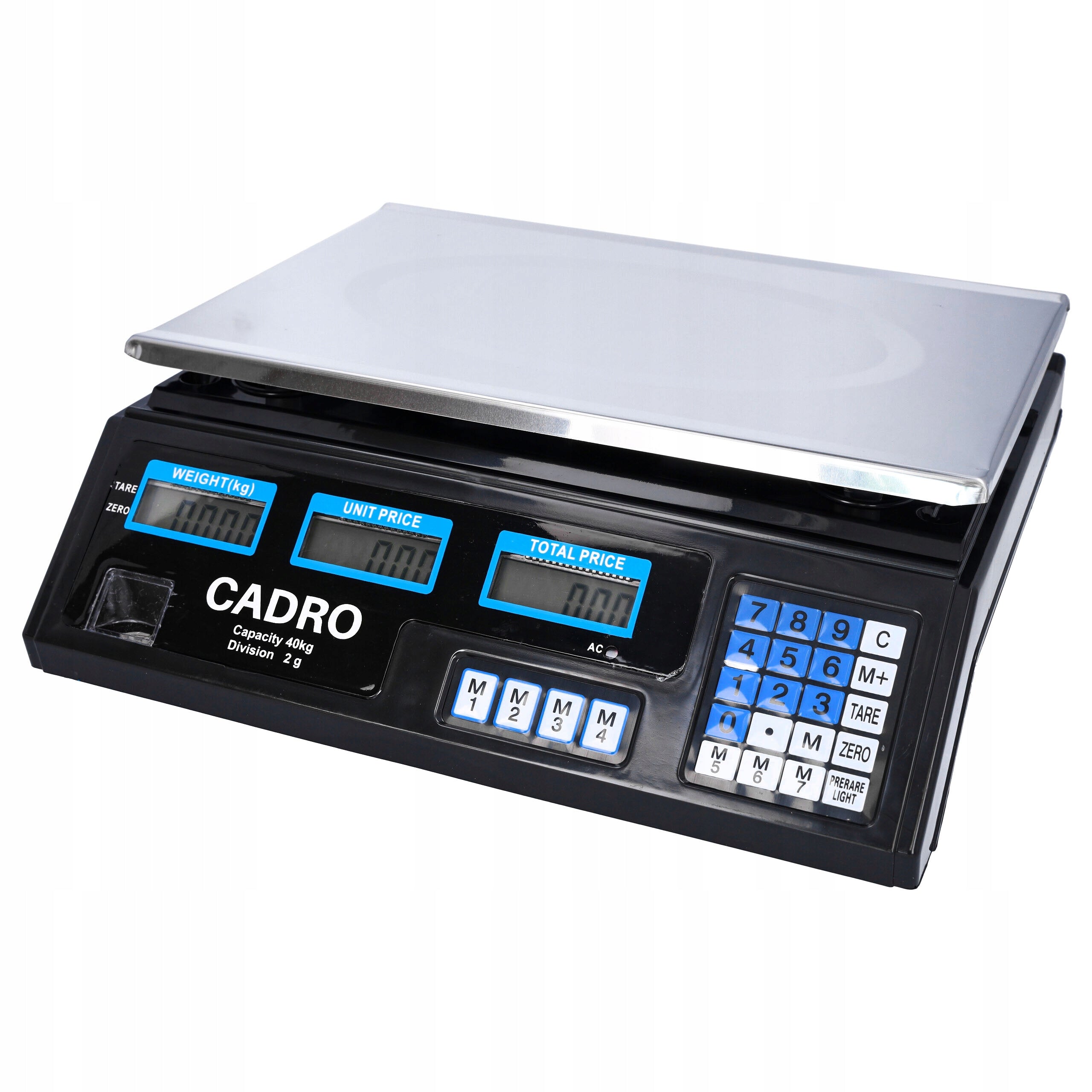 SHOP WEIGHT 40kg/2g electronic calculation and storage counting Manufacturer code WAGA SKLEPOWA 40kg/2g elektroniczna