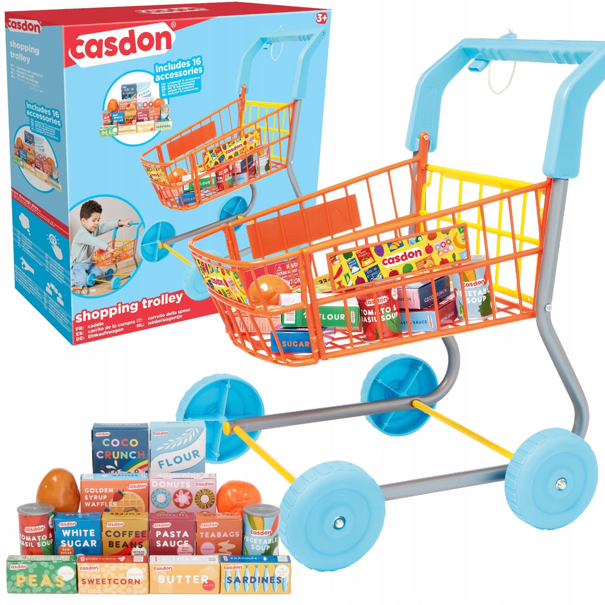 SHOPPING TROLLEY FOR CHILDREN BASKET ACCESSORIES 50 CM CASDON