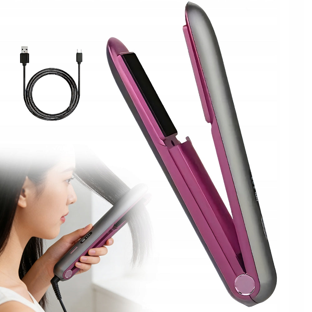 SHORT HAIR STRAIGHTENER, MINI 2-IN-1 HAIR STRAIGHTENER FOR HOME