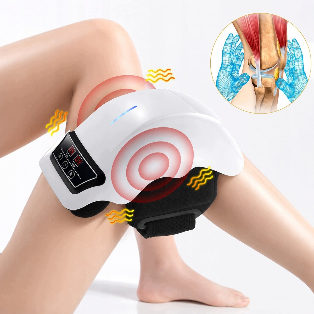 SHOULDER KNEE REHABILITATION MASSAGER WIRELESS KNEE HEATED Manufacturer code 008076