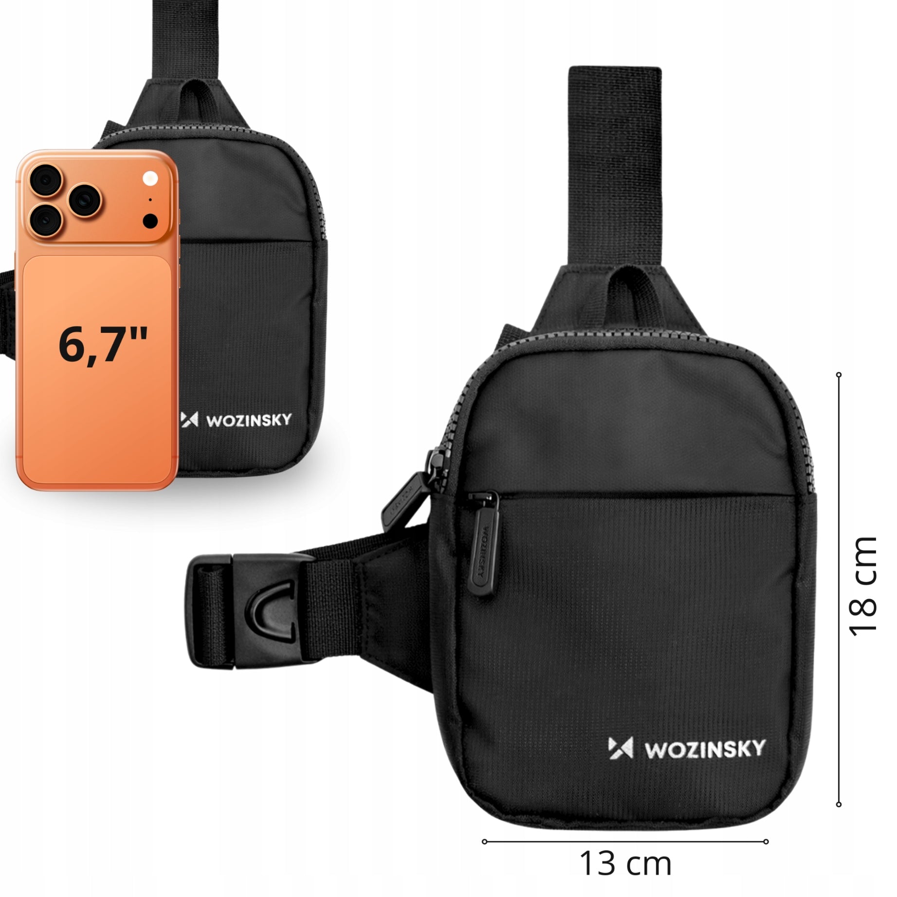 SHOULDER SACHET CROSSBODY WATERPROOF FOR PHONE BAG BUM BAG Packaging status original