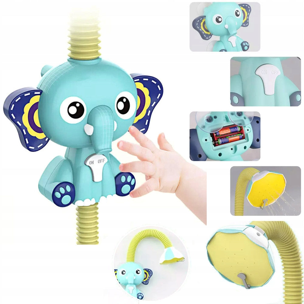 SHOWER ELEPHANT BATH TOY WATER BATHTUB