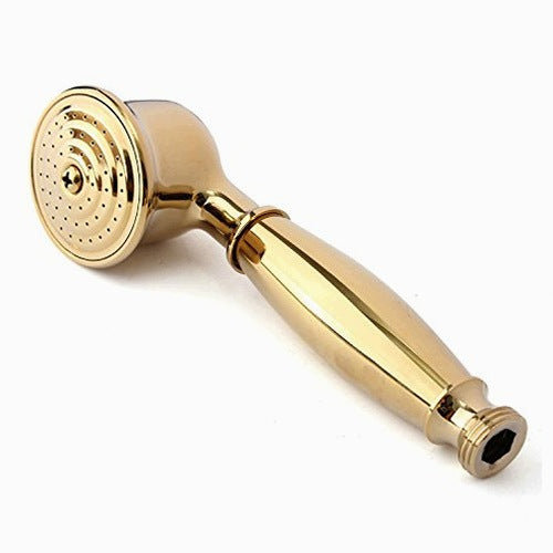 SHOWER HEAD RETRO COPPER GOLD RAIN SHOWER HEAD HIGH GLOSS