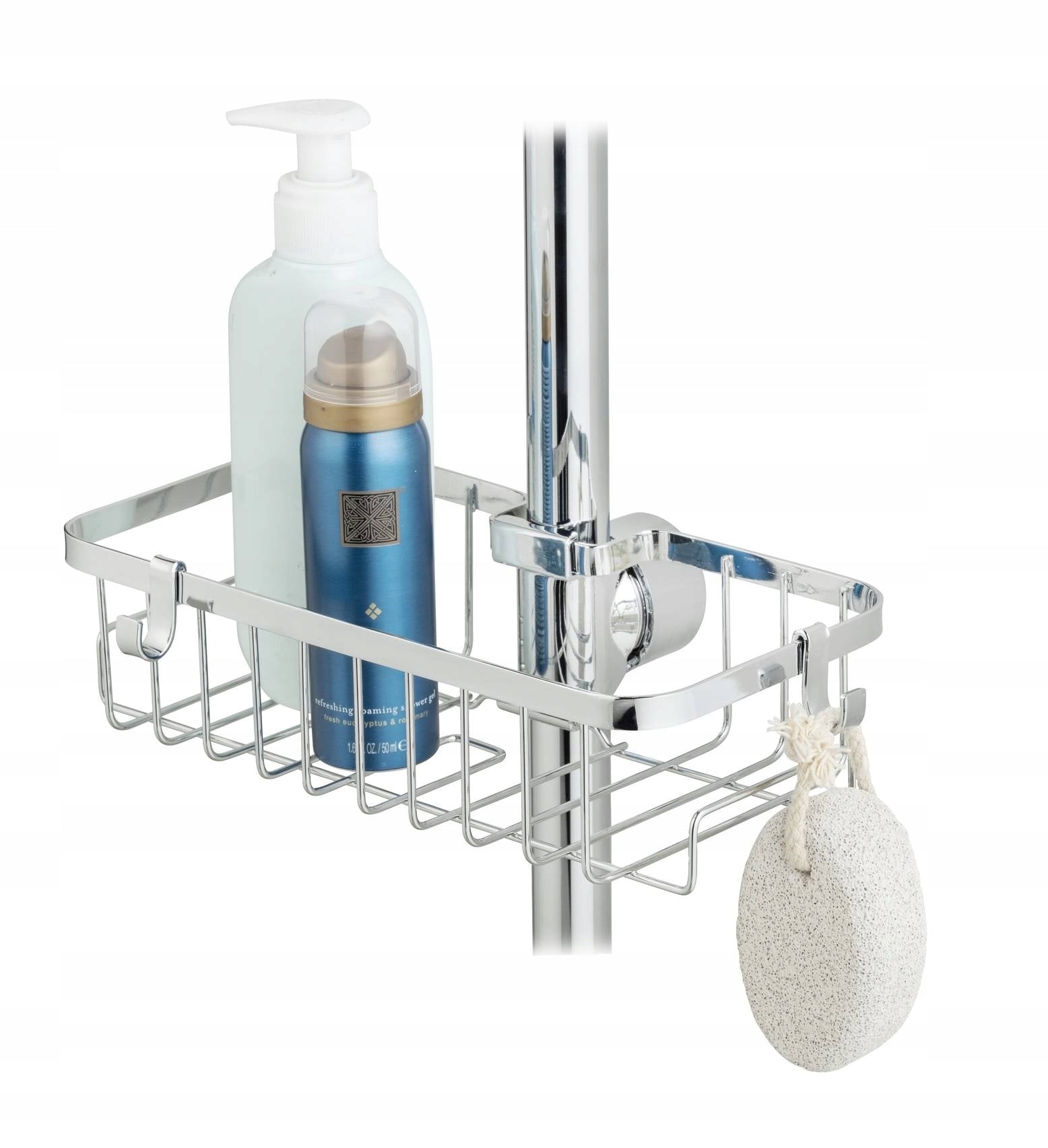 SHOWER SHELF FOR DRAGEES, FLORESTA SQUARE, WENKO Brand Wenko