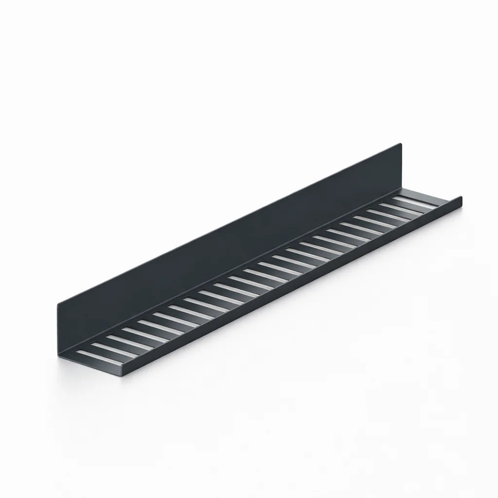 SHOWER SHELF NEXA 60 cm NON-INVASIVE WITHOUT DRILLING 3M VHB + BOTTLE Manufacturer code PN60ALU - Półka 60 cm CZARNA