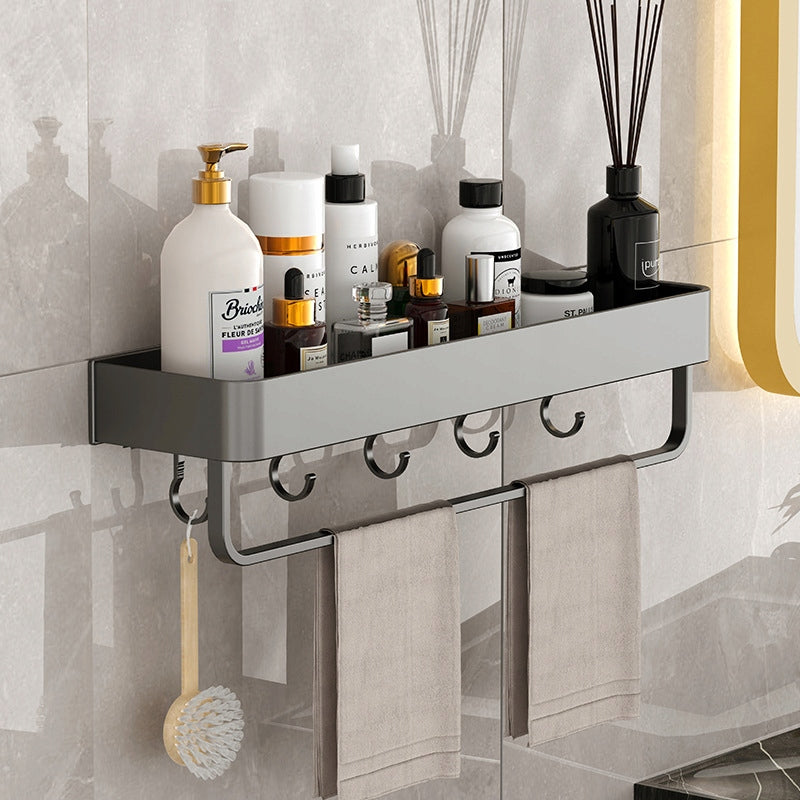 SHOWER SHELF Without punching 40cm grey Packaging status original