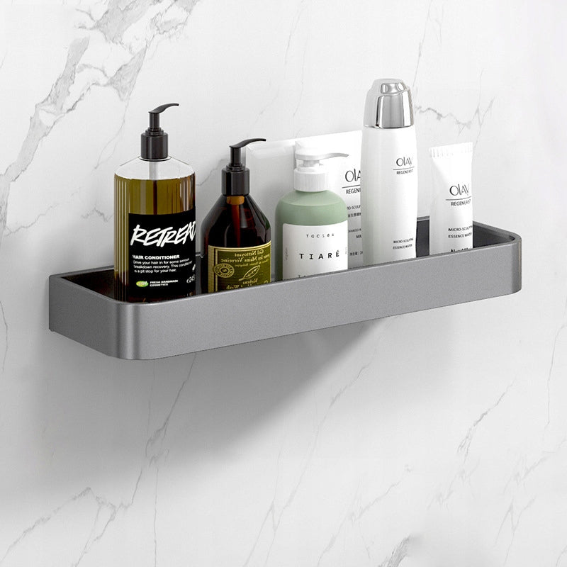 SHOWER SHELF Without punching 40cm grey