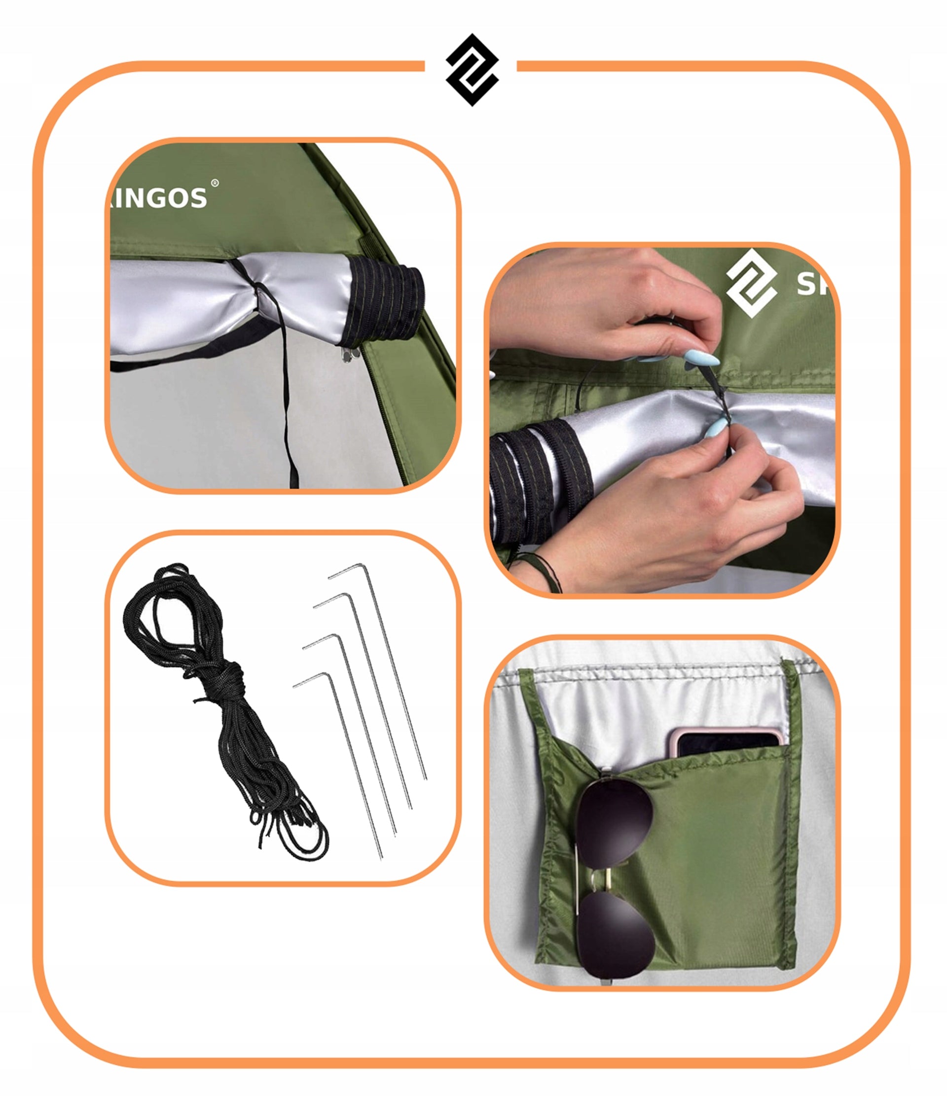 SHOWER TENT TOILET CHANGING ROOM PORTABLE CAMPING BEACH Kind travel
