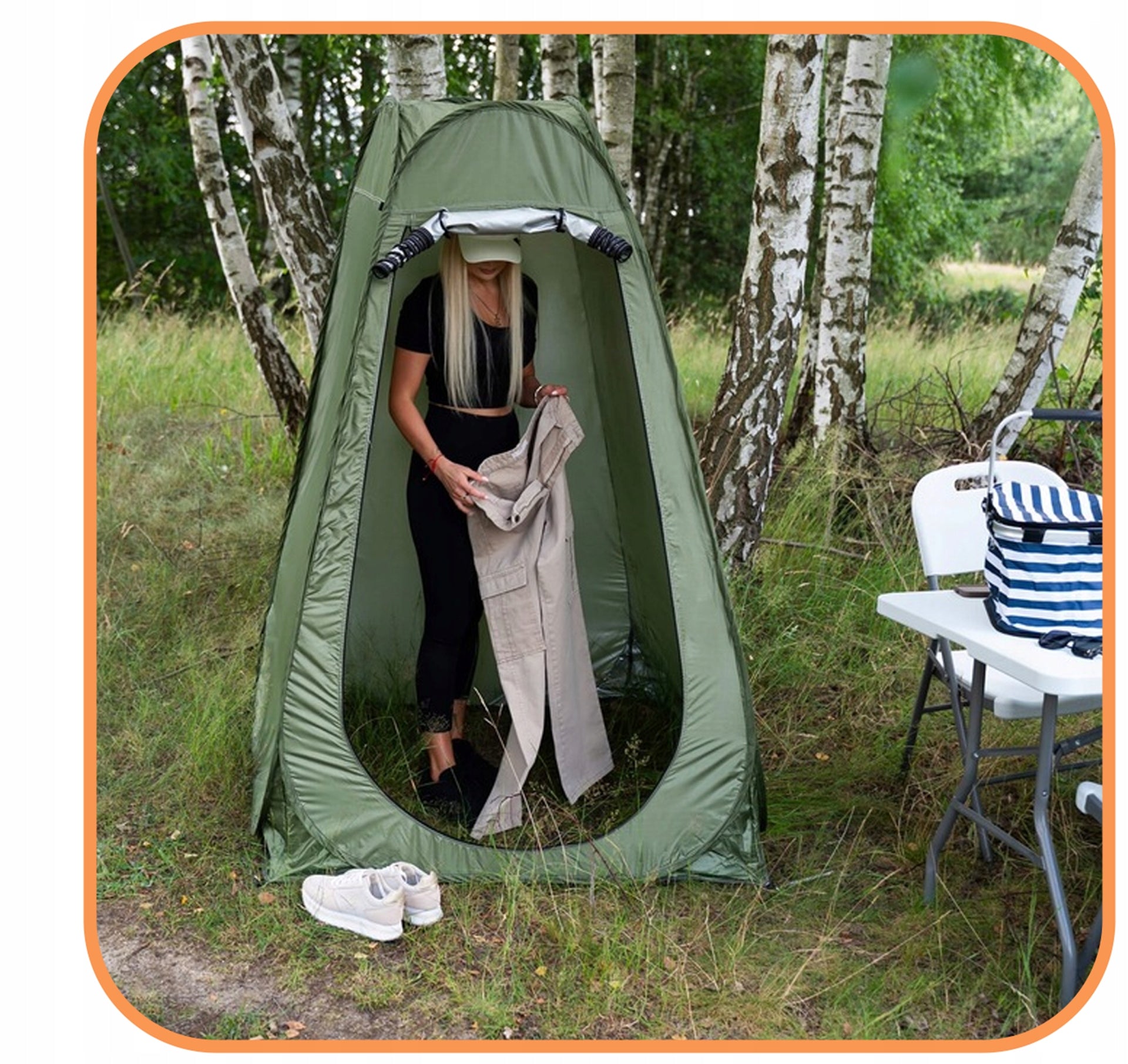 SHOWER TENT TOILET CHANGING ROOM PORTABLE CAMPING BEACH Waterproofness other