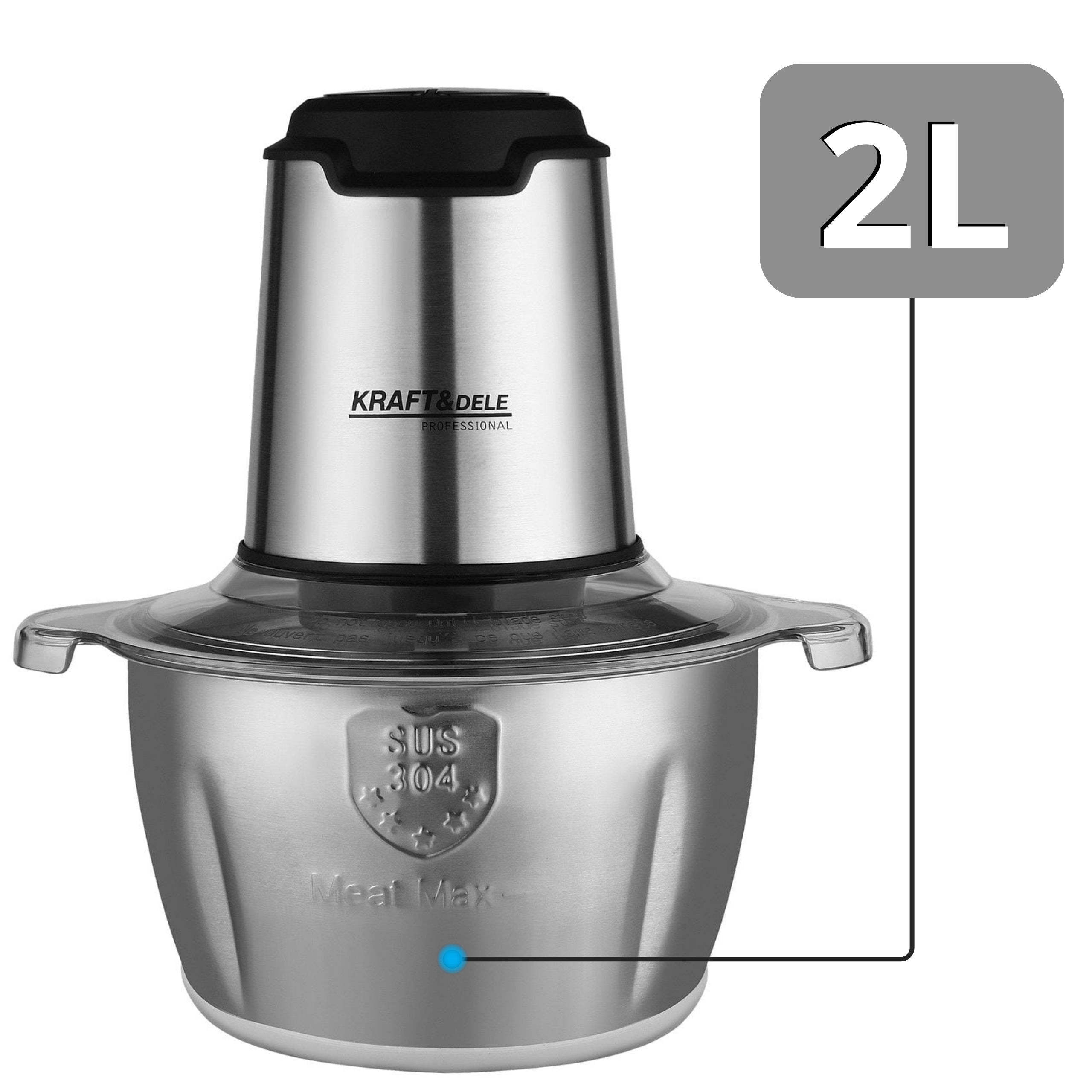 SHREDDER ELECTRIC SHREDDER FOR FRUIT MEAT VEGETABLES 2L MALAXER Packaging status original