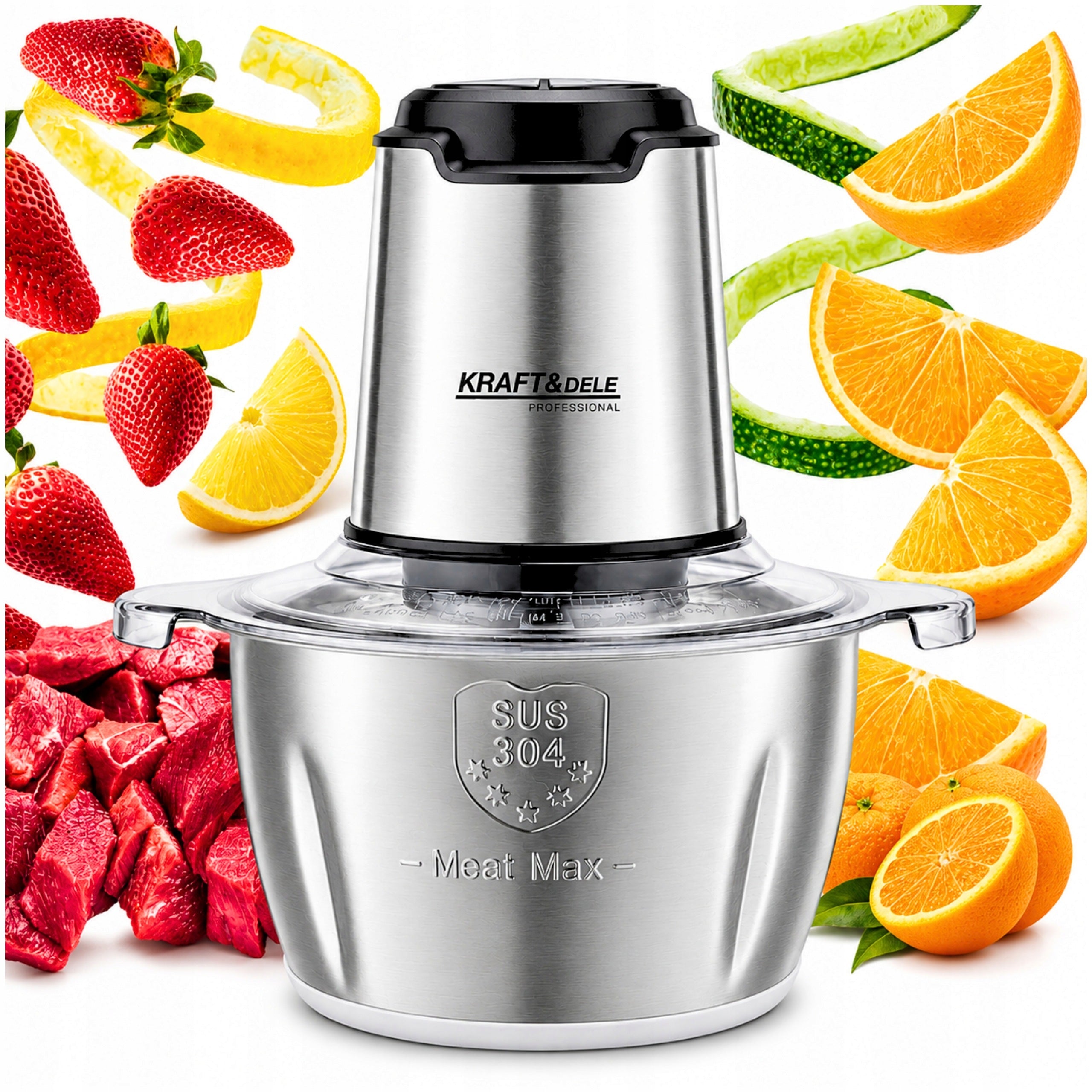 SHREDDER ELECTRIC SHREDDER FOR FRUIT MEAT VEGETABLES 2L MALAXER