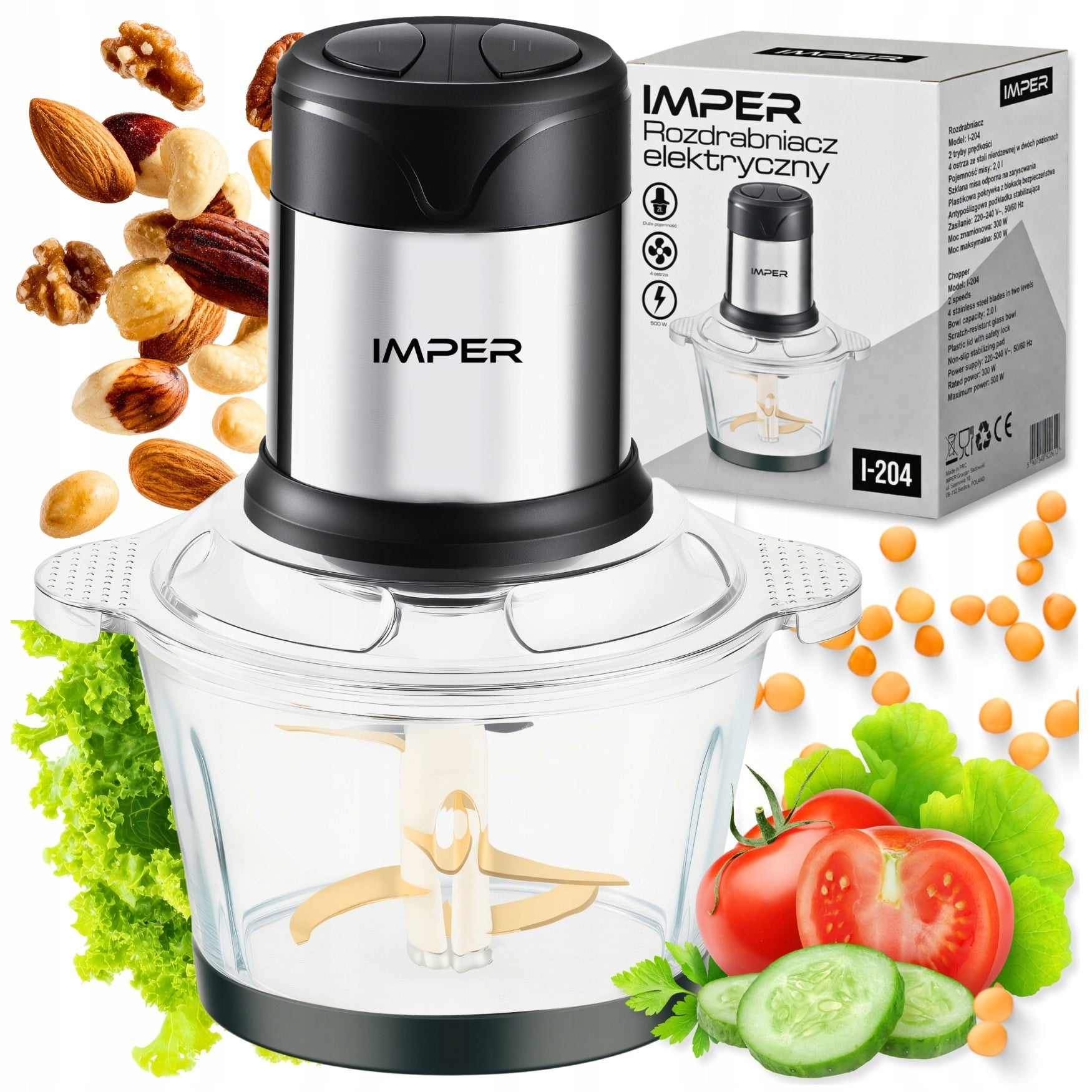SHREDDER ELECTRIC SHREDDER FOR FRUIT MEAT VEGETABLES MALAXER 500W