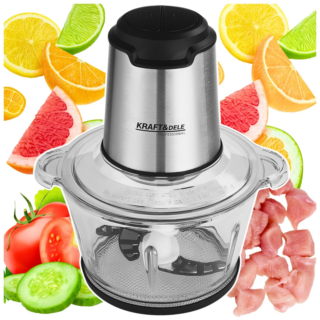 SHREDDER VEGETABLE SHREDDER ELECTRIC FRUIT MEAT MALAXER 1000W Brand Kraft&Dele