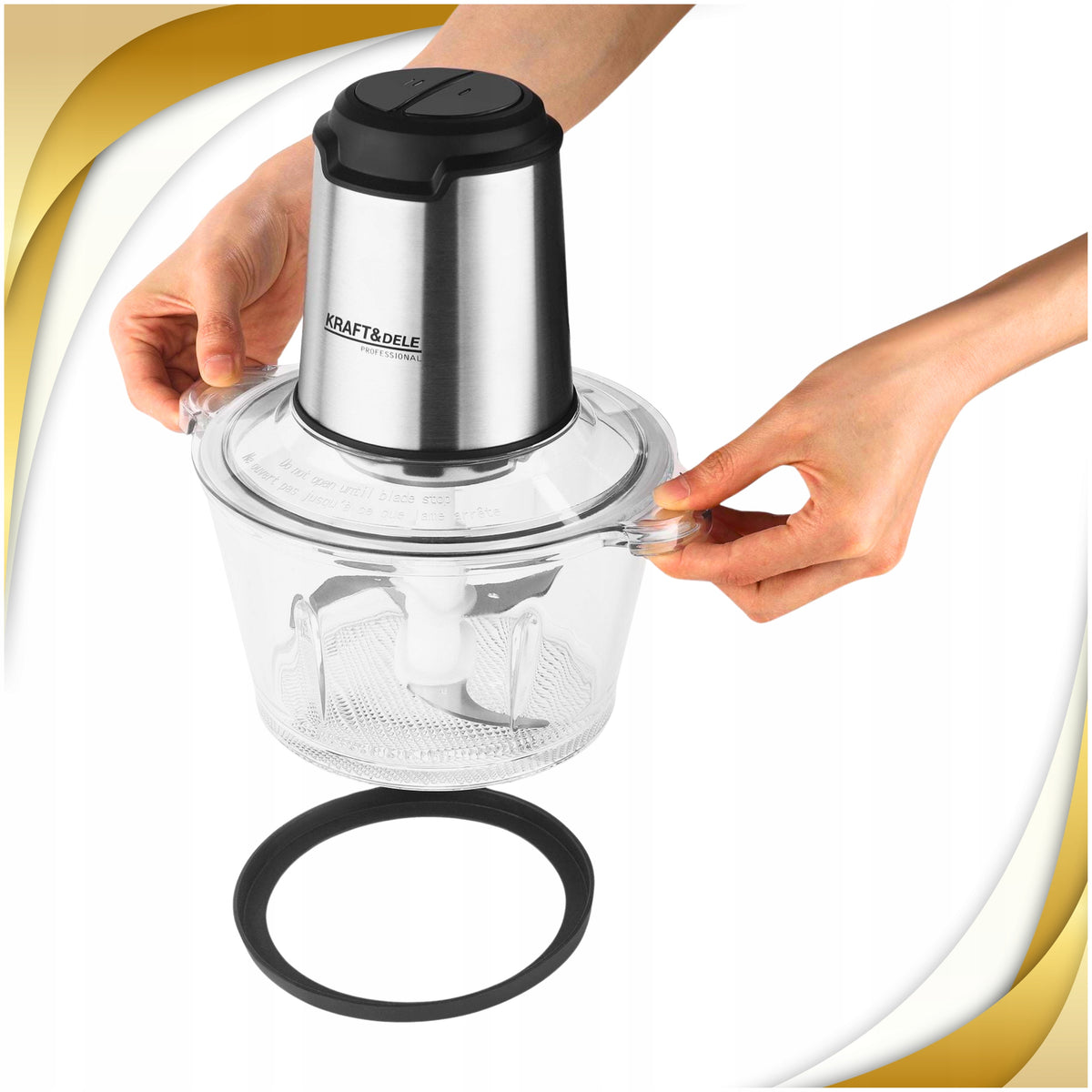 SHREDDER VEGETABLE SHREDDER ELECTRIC MEAT CHOPPER MALAKSER STRONG Manufacturer code ROZDRABNIACZ ELEKTRYCZNY DO OWOCÓW WARZYW 2L