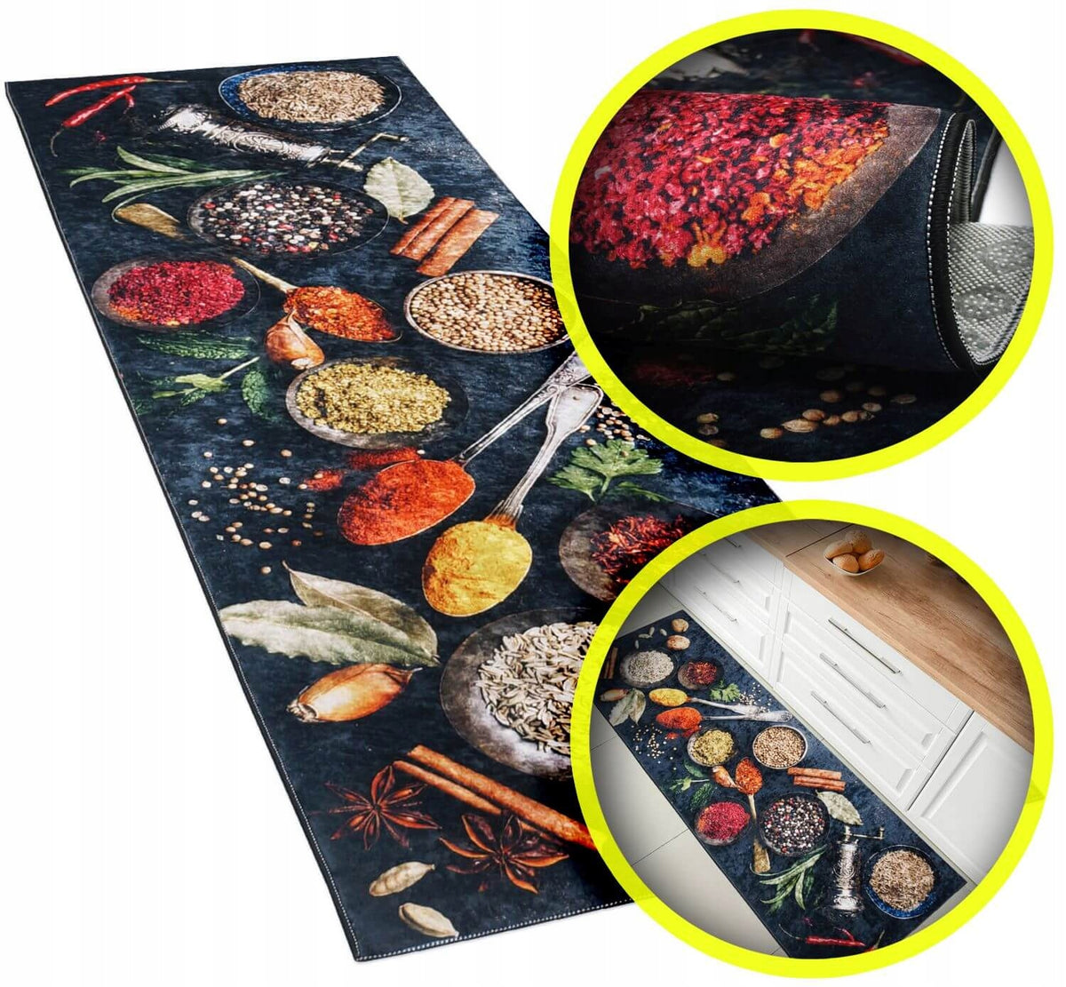 SIDEWALK FOR KITCHEN NON-SLIP CARPET SOFT KITCHEN RUG 60X200
