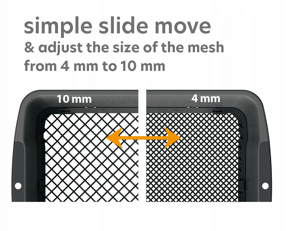 SIEVE GARDEN STRAINER ADJUSTABLE FOR SIFTING COMPOST SOIL OF HAND STONES Brand Levanto Pro