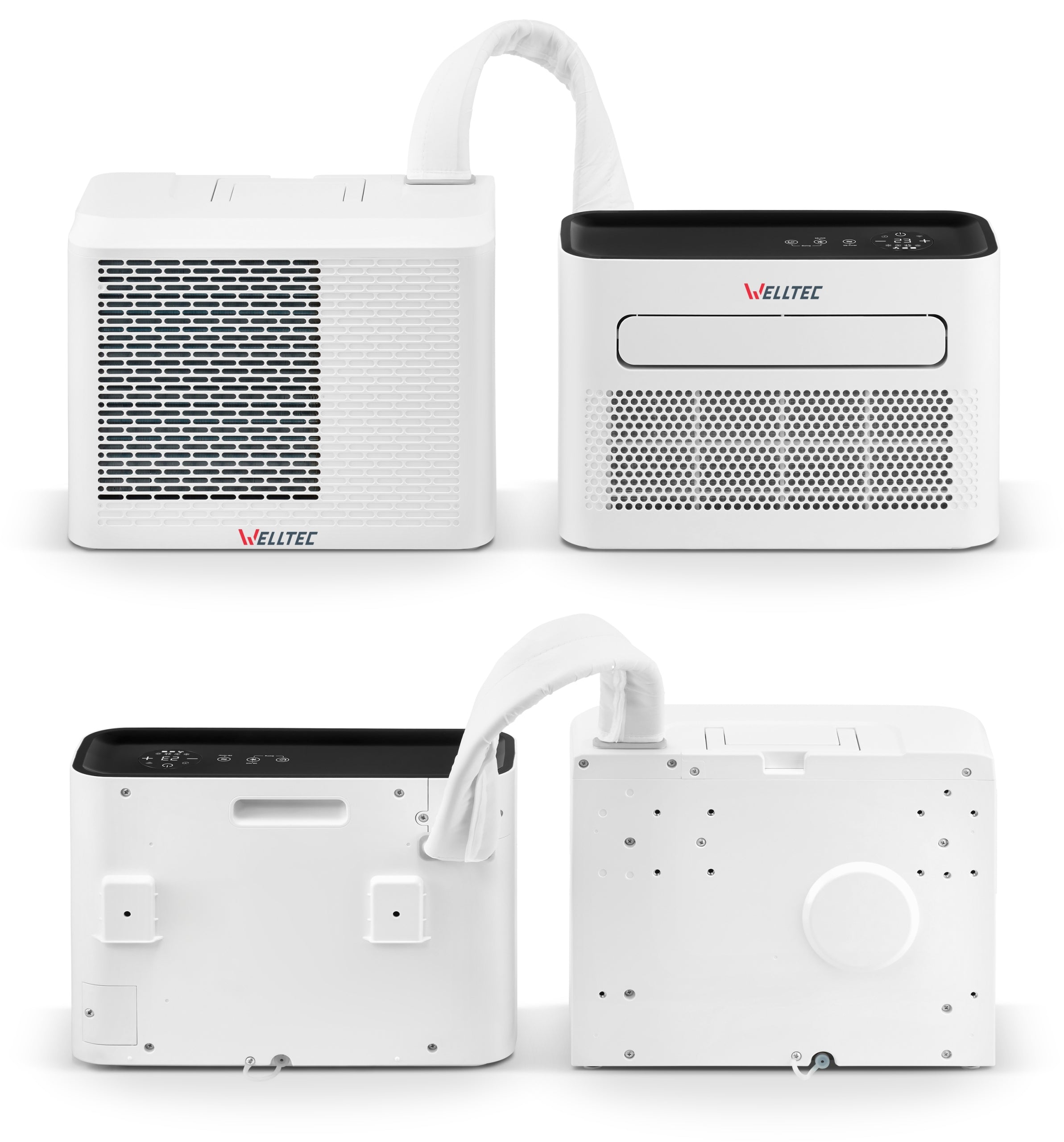 SILENT AIR CONDITIONER PORTABLE SPLIT WELLTEC ACS1 PRO - FOR HOME - FOR MOTORHOME Energy class - cooling A