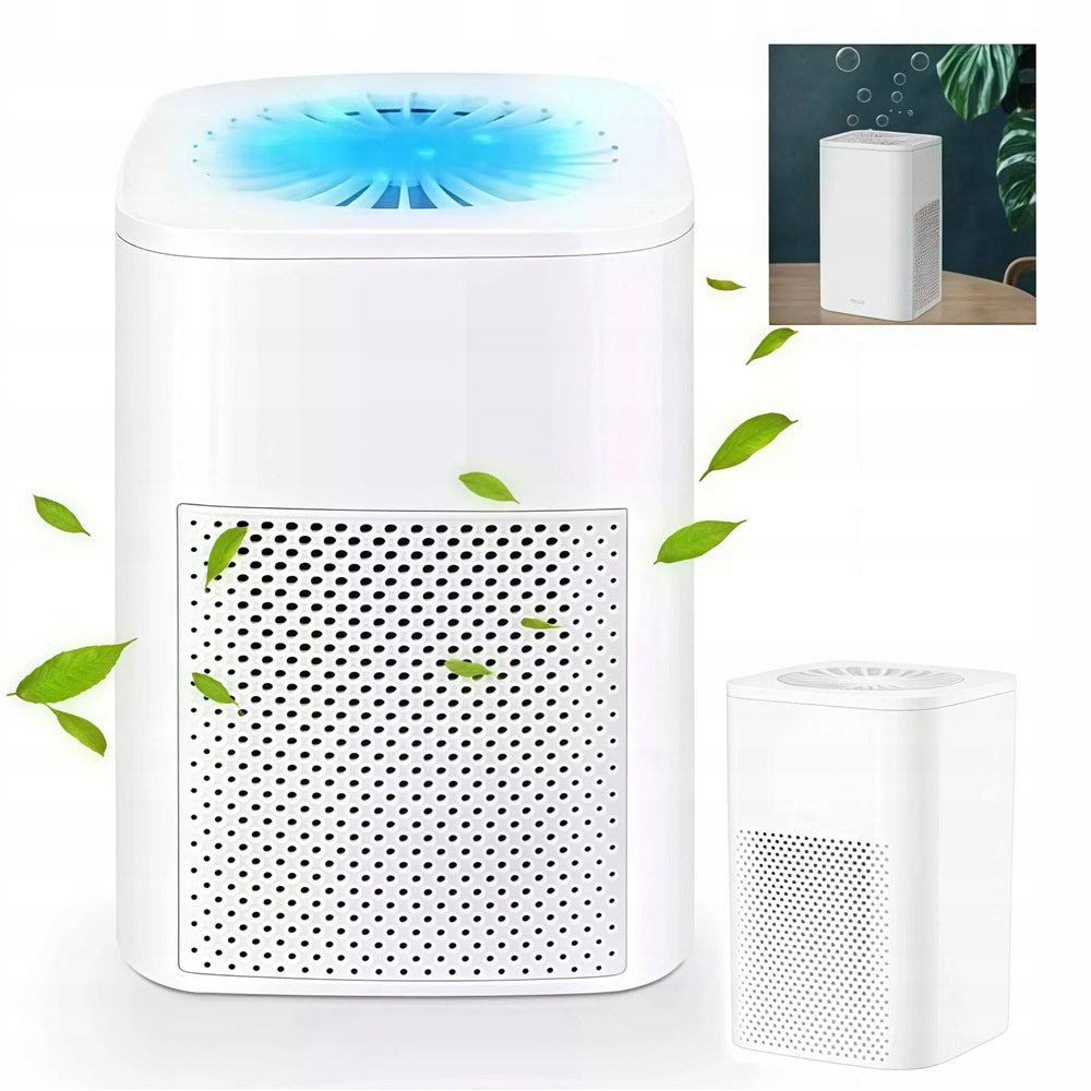 SILENT AIR PURIFIER MINI FILTER IONIZER ALLERGY SMOKE COAT COMPACT