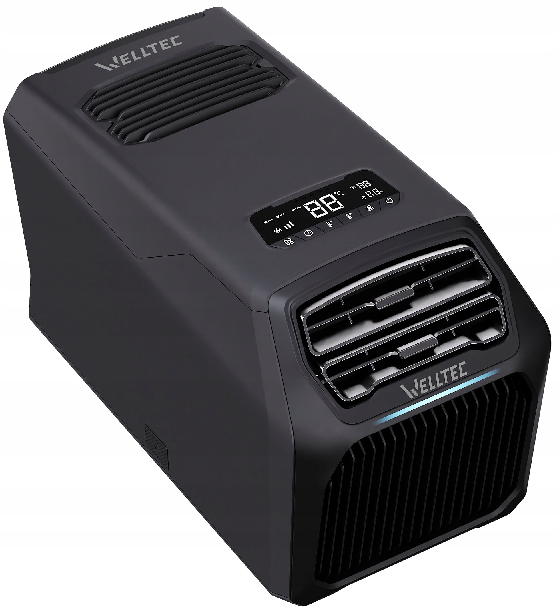 SILENT PORTABLE AIR CONDITIONER WELLTEC ACE2 PRO 2,1kW - TWO-PIPE FOR MOTORHOME