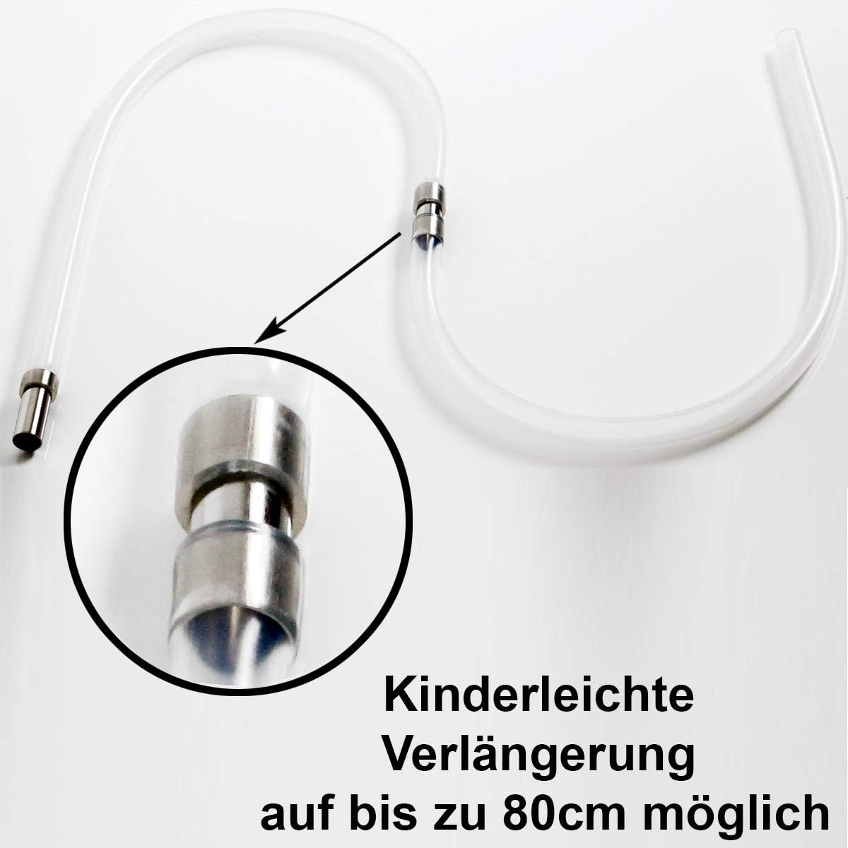 SILICONE HOSES FOR STEAM JUICER 2 PCS SPARE SET Brand GR