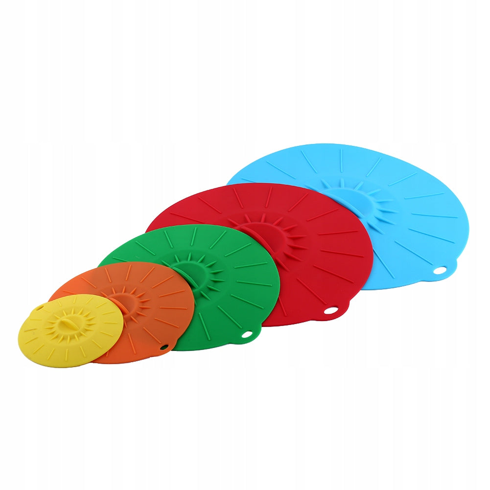 SILICONE LID UNIVERSAL DIFFERENT SIZES FOOD COVER SET Brand no brand