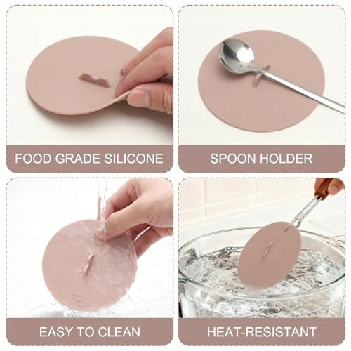 SILICONE LIDS FOR GLASSES 6 PIECES MULTICOLOR INSECT PROTECTION Kind set of lids