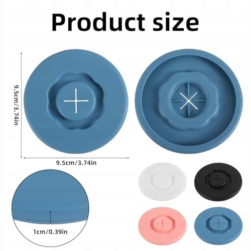 SILICONE LIDS FOR MULTICOLOR CUPS WITH STRAW HOLE 4 PCS. Kind set of lids