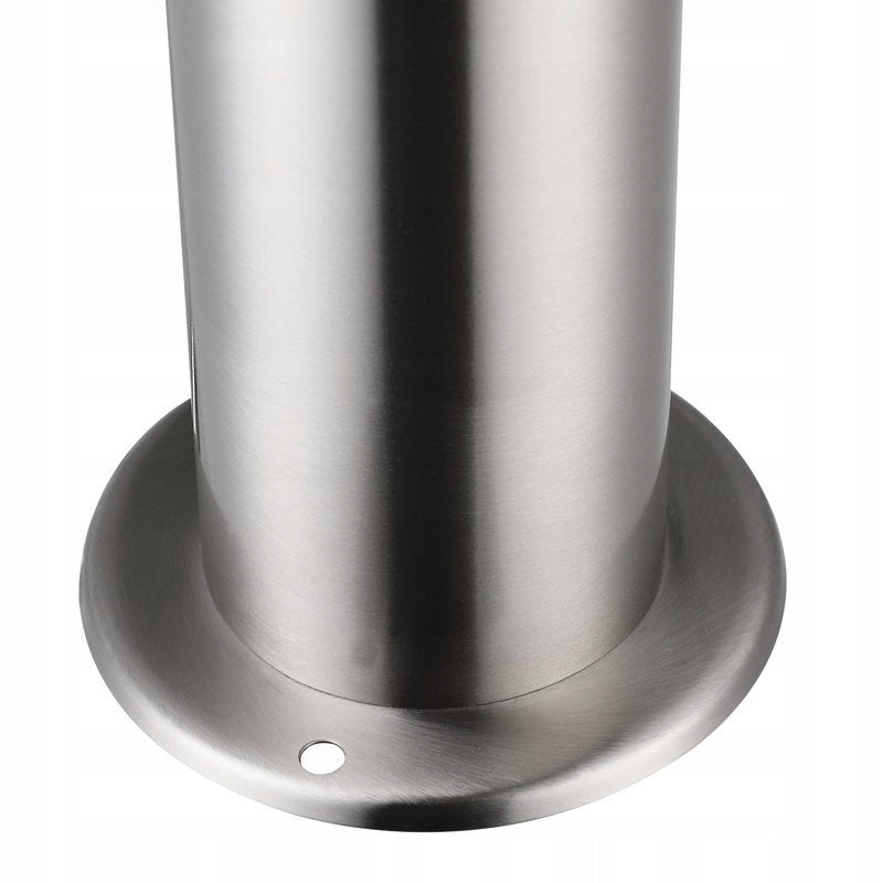 SILVER GARDEN LAMP 48cm WITH SOCKET Color silver