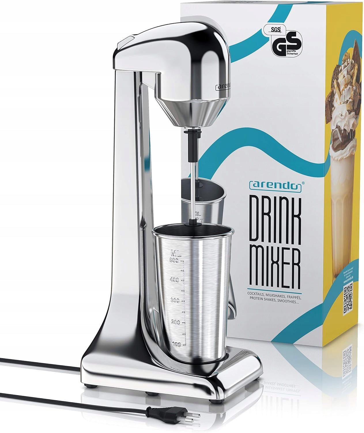 SILVER MIXER FOR DRINKS ARENDO EAN (GTIN) 4062861066515