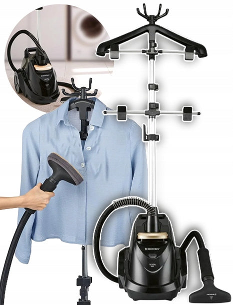 SILVERCREST Clothes Steamer SDGS 1630 B1, 1630 W STAINLESS STEEL