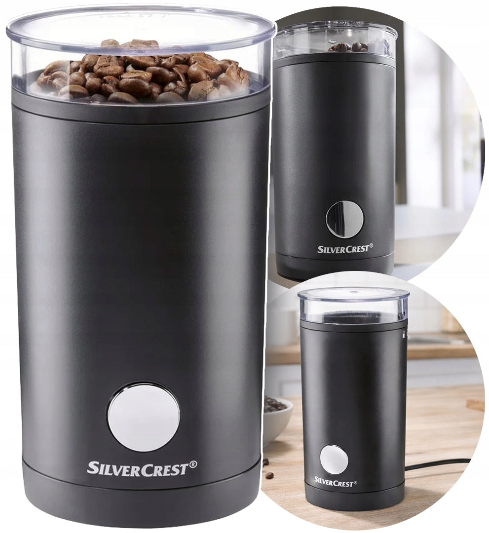 SILVERCREST Electric coffee grinder SKME 180 B1 BLACK
