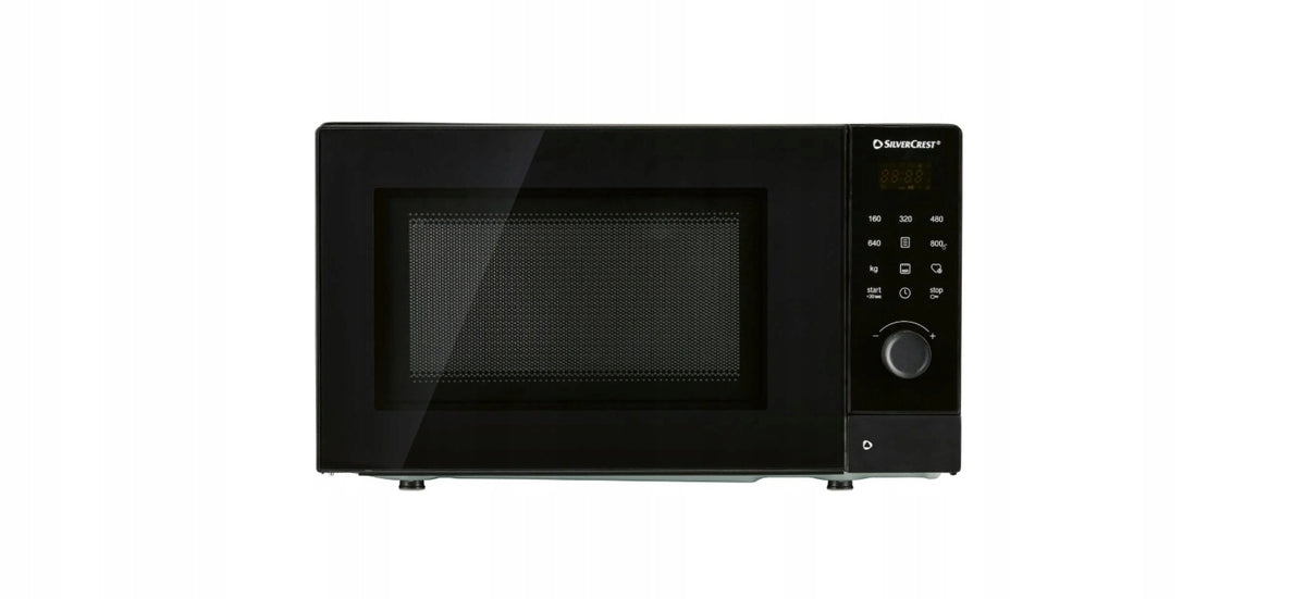 SILVERCREST Microwave SMW 800 black WITH GRILL Packaging status original
